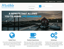 Tablet Screenshot of hostible.com